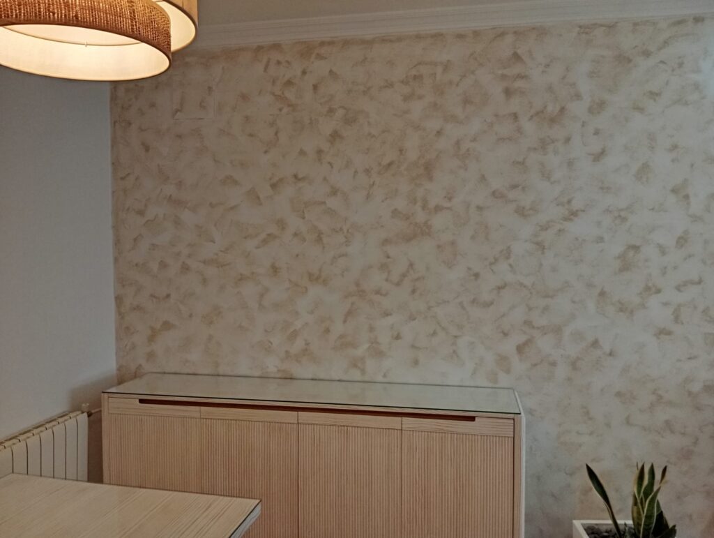 Pintura alta decoración terminada